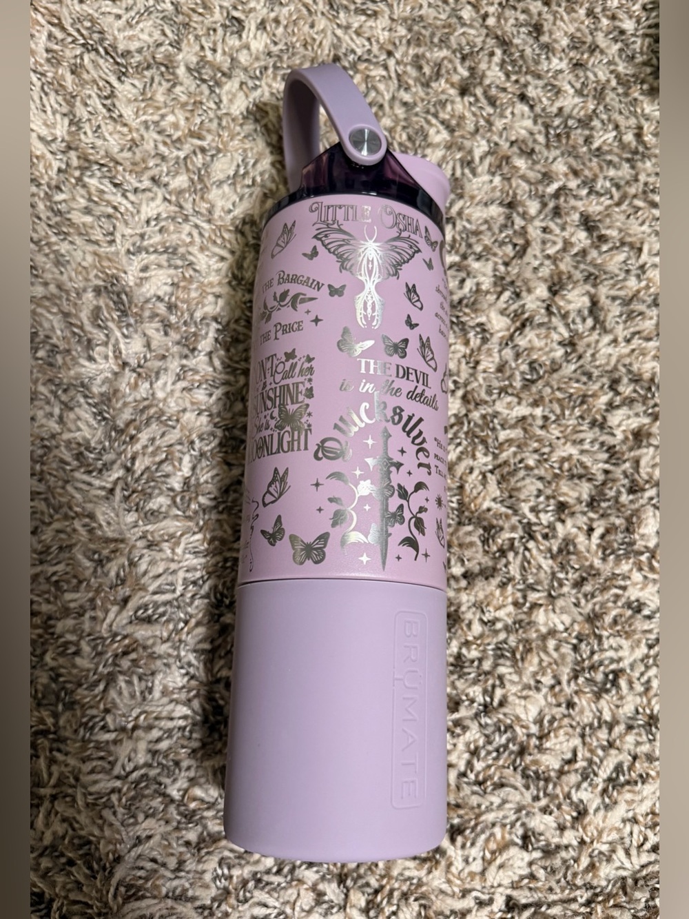 Brumate 25 Oz Rise Engraved - Lilac Dusk - Quicksilver